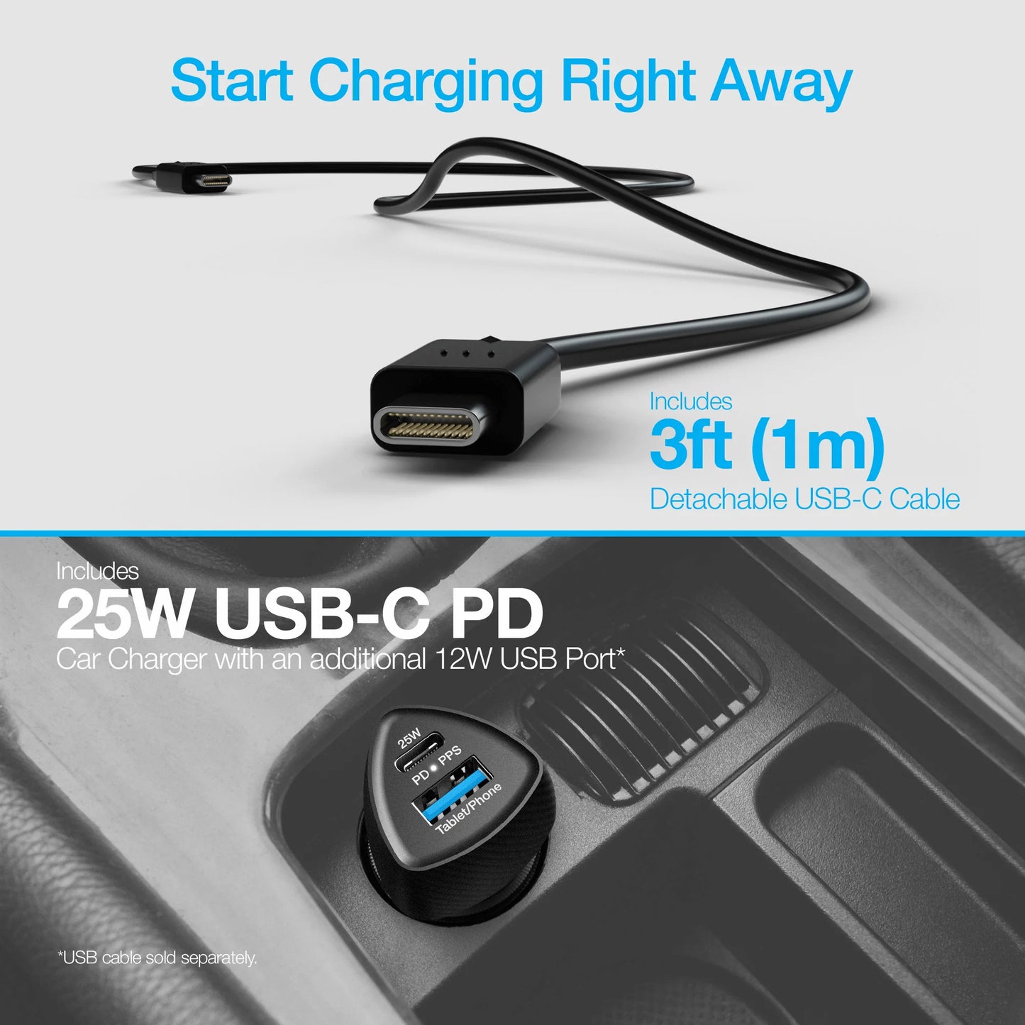 Naztech Maglock CAR 15W Magnetic Wireless Fast Charging Vent Mount with Qi2
